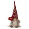 13" Lighted Girl Valentine's Day Gnome With Love Heart